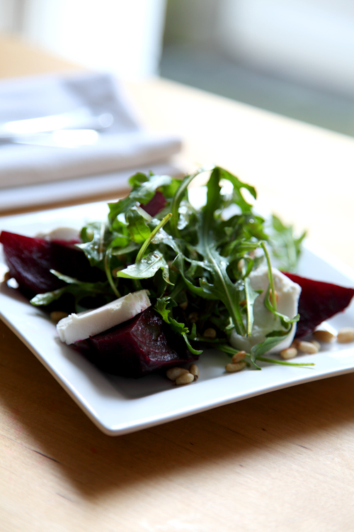 Beetroot, Goats Cheese, Pine Nut and Rocket Salad Donal Skehan EAT