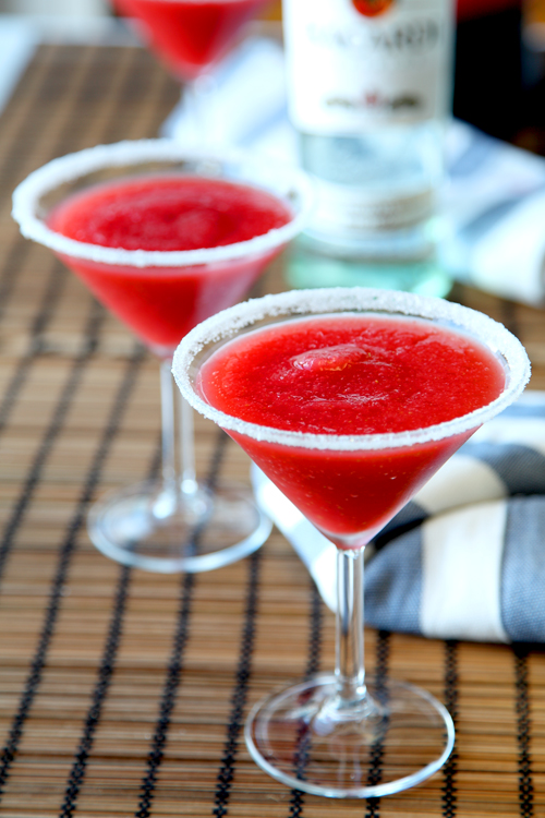 Simple Strawberry Daiquiris Donal Skehan EAT LIVE GO