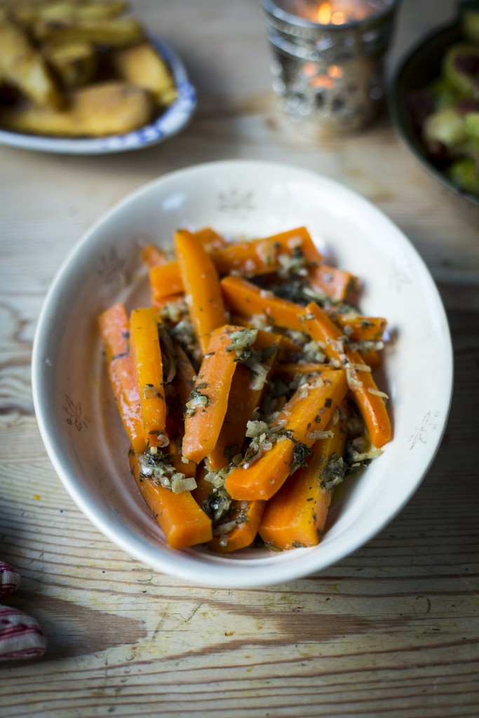 Donal Skehan Roasted Carrots in a Bag with Herby Butter