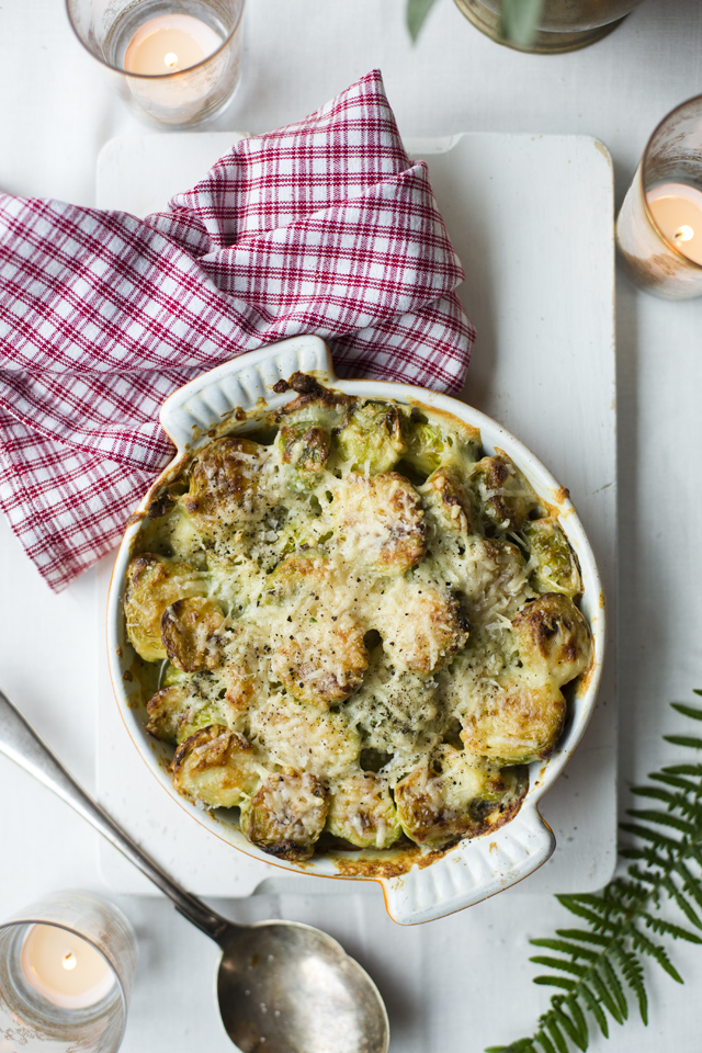Donal Skehan Baked Brussel Sprout Gratin