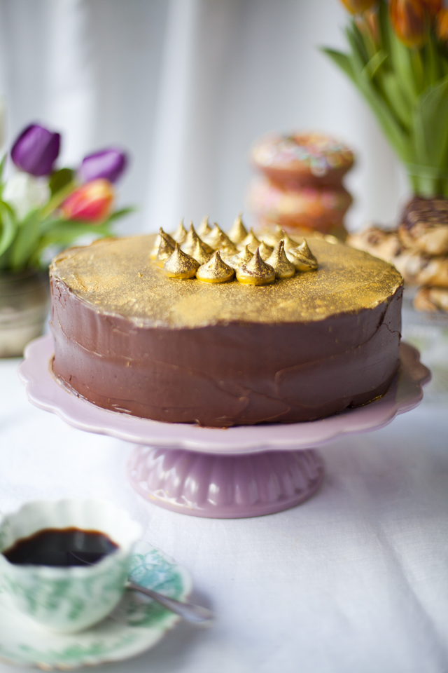 Donal Skehan Gold Dust Chocolate Cake