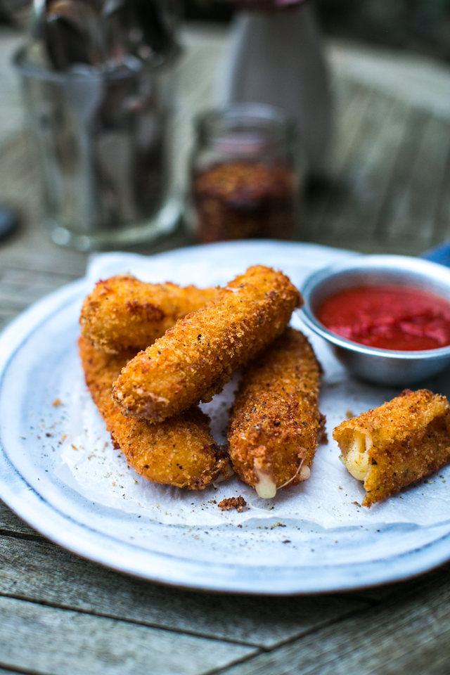 Donal Skehan Mozzerella Sticks with Marinara Sauce