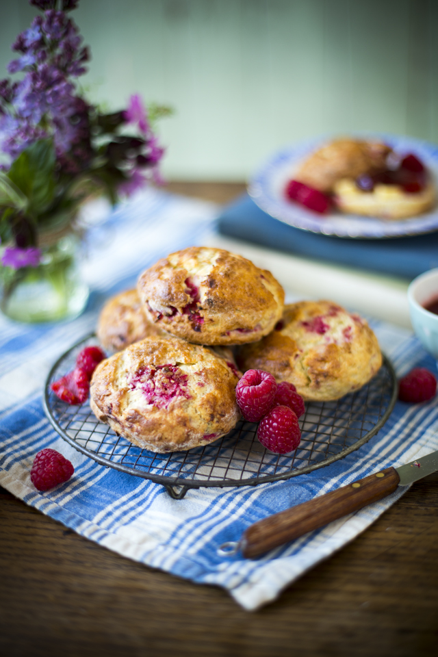 Donal Skehan Raspberry Scones