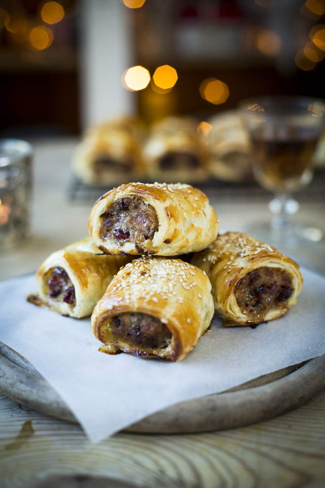 Donal Skehan Cranberry Sausage Rolls
