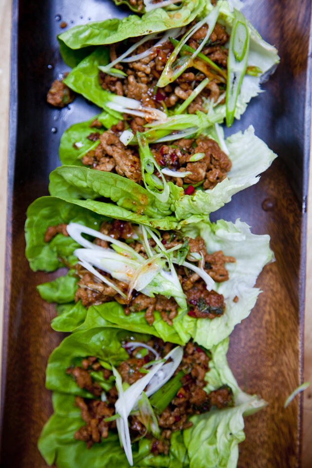 Donal Skehan Asian Pork Lettuce Cups